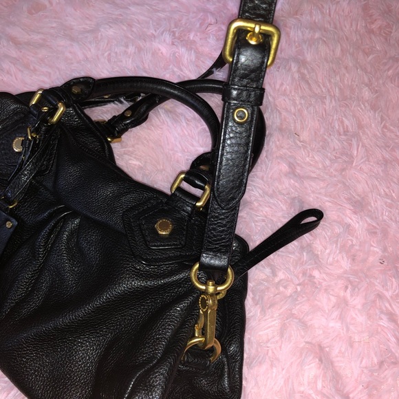 Marc by Marc Jacobs Classic Q Baby Groovee Womens Black Satchel Bag - Picture 15 of 15